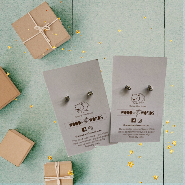 Timber Stud Earrings